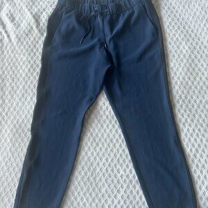 Lululemon Straight Cut Sweatpants (Size 10, blue and black)